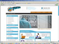 Example of web design for website hosting company